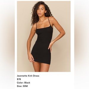 Reformation Jeannette Knit Dress